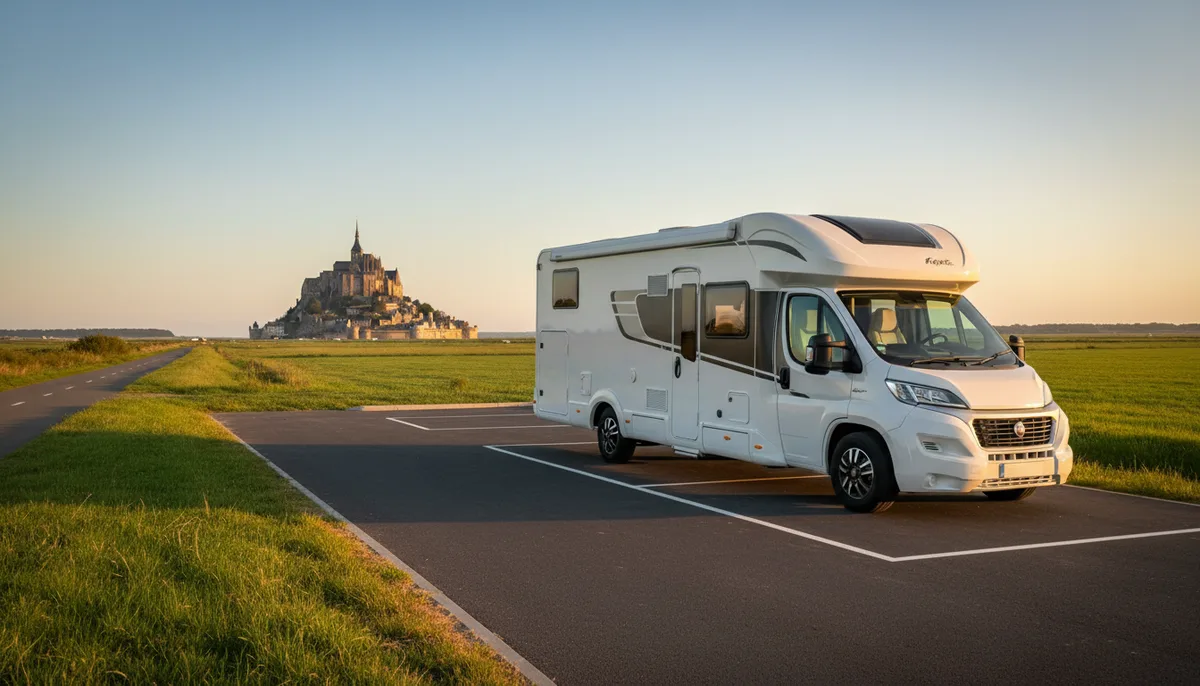 Aire de camping-car au Mont-Saint-Michel : où stationner et à quel prix