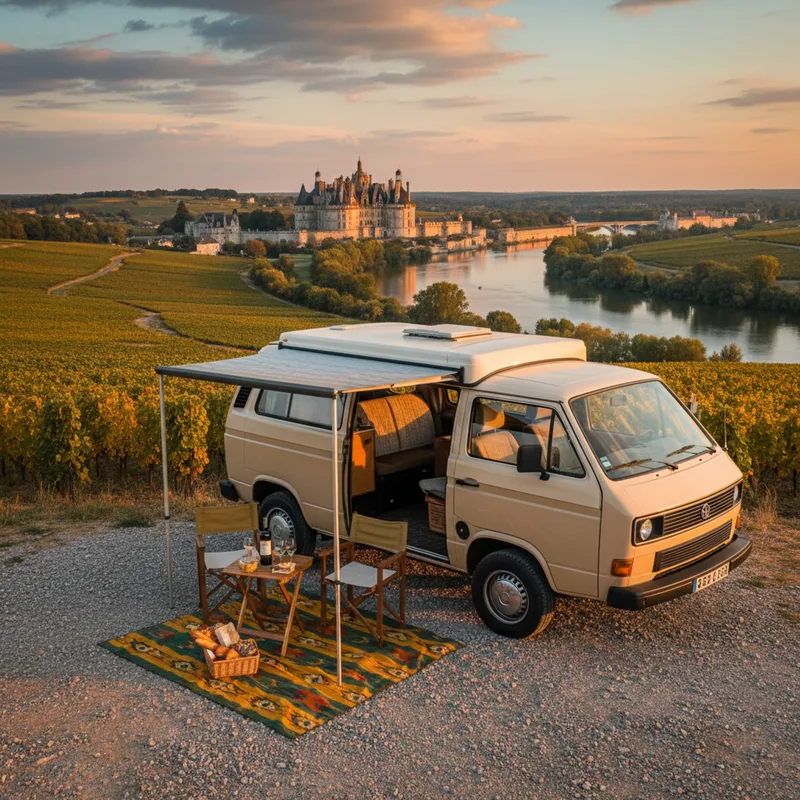 Les meilleures aires de camping-car en Val de Loire